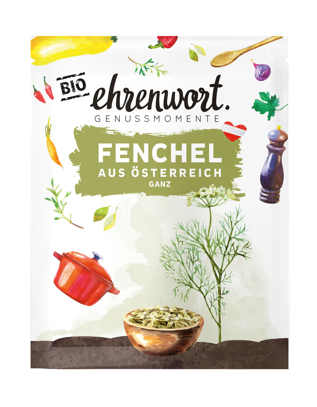 BIO Fenchel aus Österreich ganz Briefchen