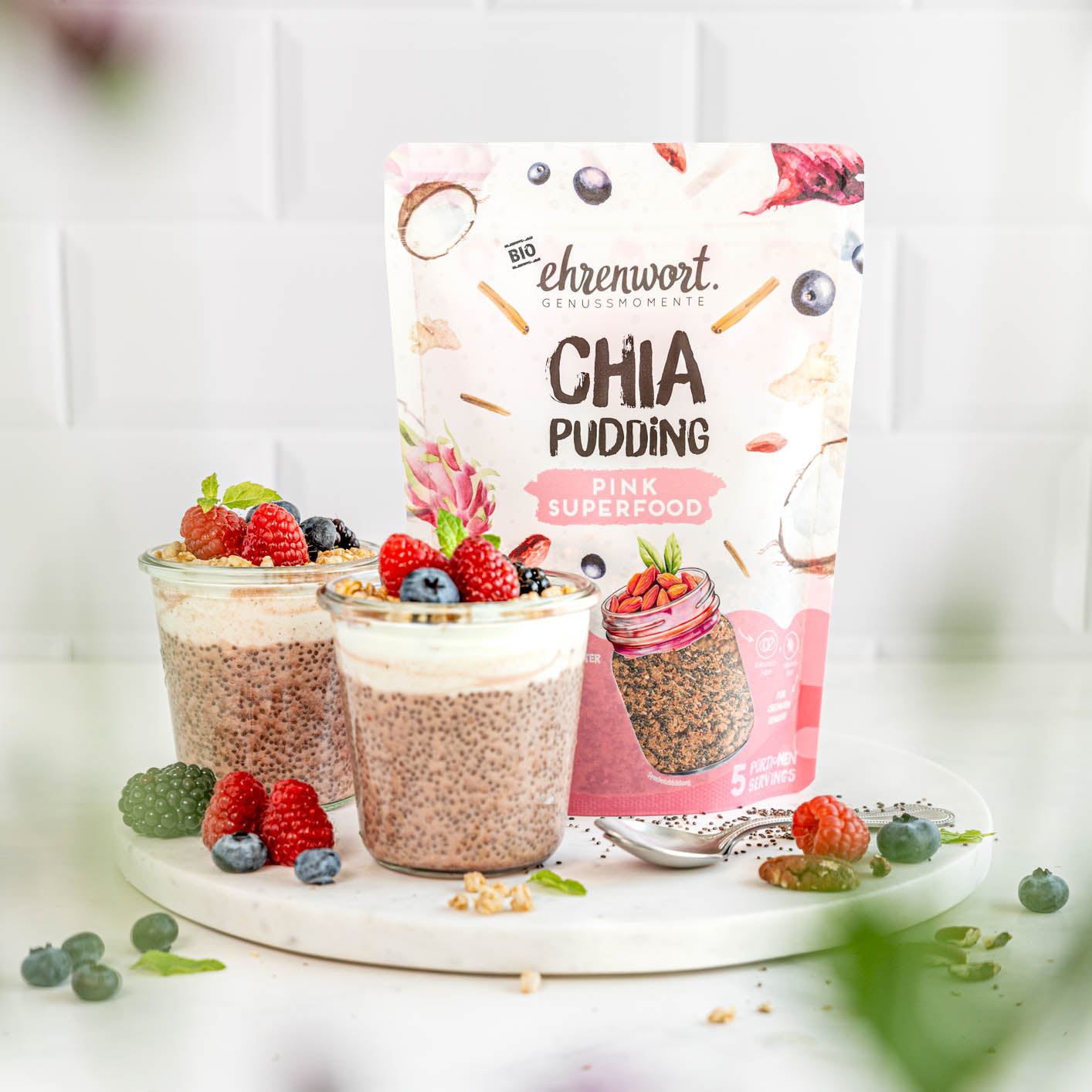 BIO Pink Superfood Chia Pudding