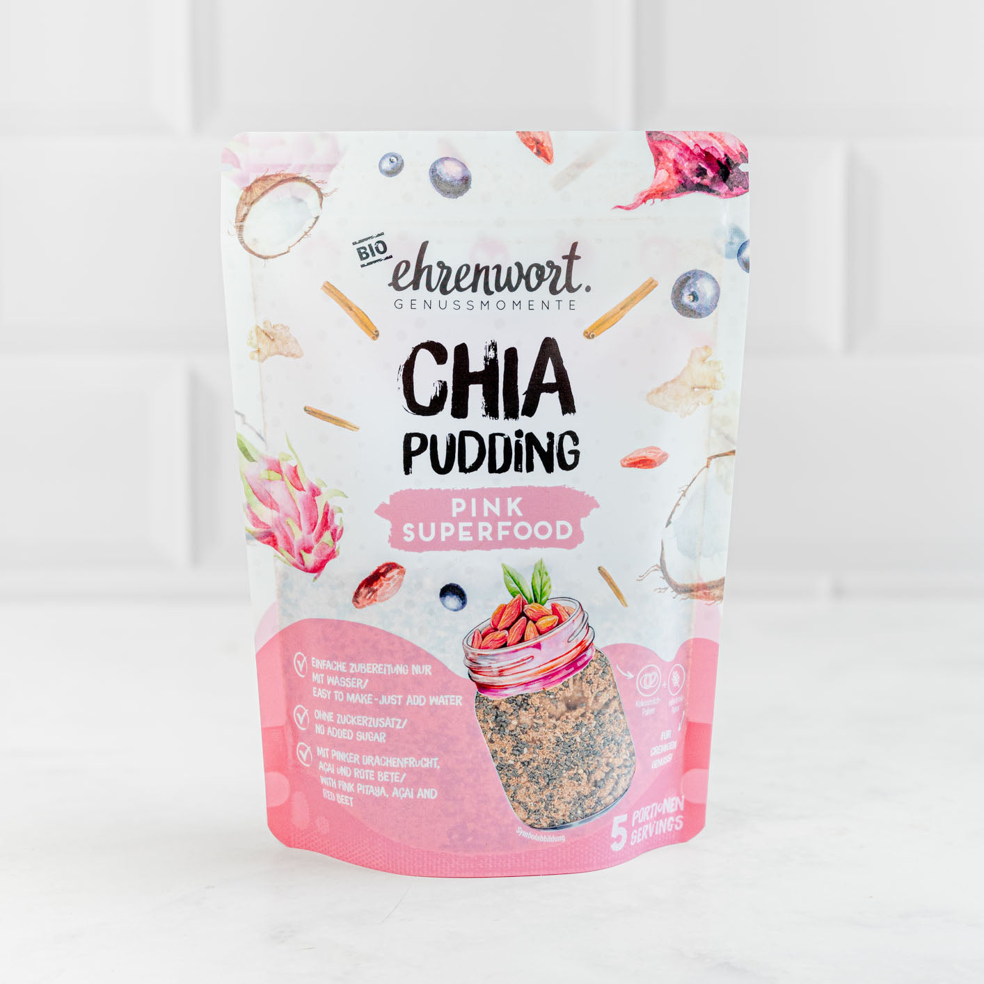 BIO Pink Superfood Chia Pudding