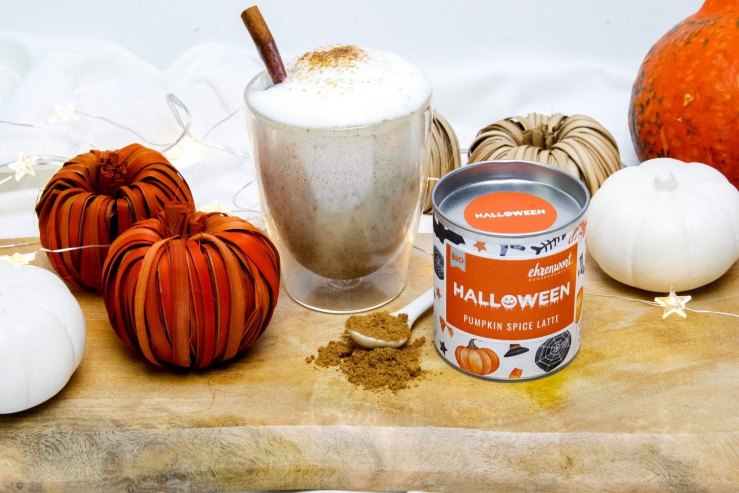 BIO Pumpkin Spice Latte Gewürz - jetzt neu im exklusiven Halloween Design